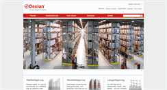 Desktop Screenshot of dexion-storage.ch